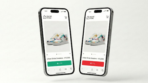 A/Bテストの管理画面